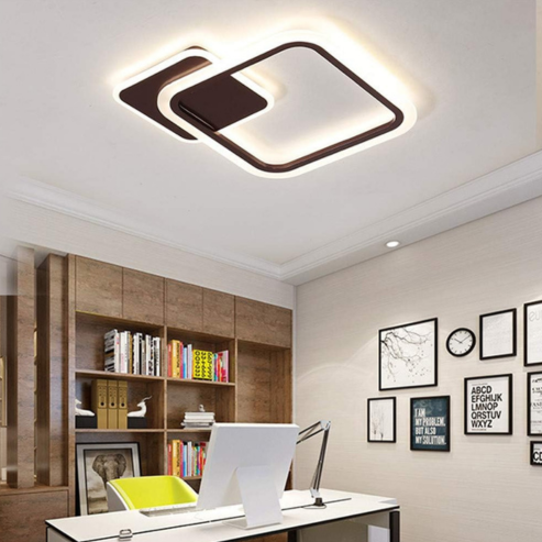 Plafonnier LED nordique avec capteur de mouvement PIR – détection automatique pour intérieur, salon, chambre ou entrée